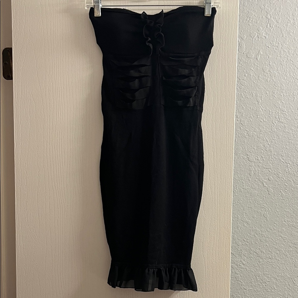 Twelve by Twelve Black Strapless Dress